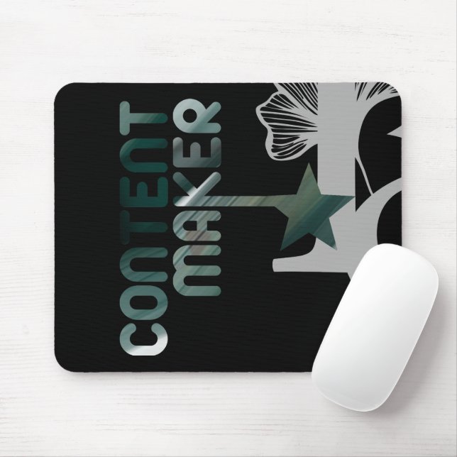 Tendência do Mousepad do CONTENTMAKER Abstrato Ver (Com mouse)