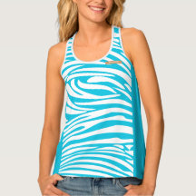 Tendência do Padrão de Zebra Striped Turquoise Mon