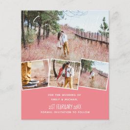 Tendência do Pink de Cor de Casamento Salve as Dat