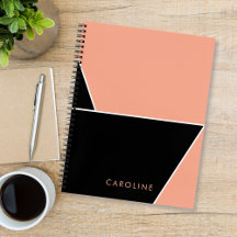 Tendência elegante de preto moderno personalizada