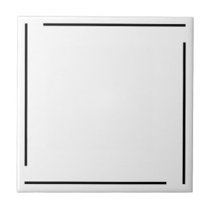 Tendência Geométrica Mínima Preta e Branca