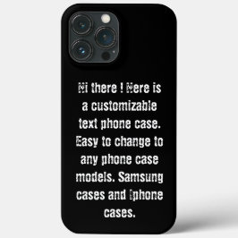 Tendência moderna de texto DIY personalizado preto