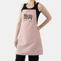 Tendência rosa para Na moda do logotipo de marca d