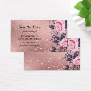 Tendência ROSEGOLD Casamento Cor-de-Rosa Metálic