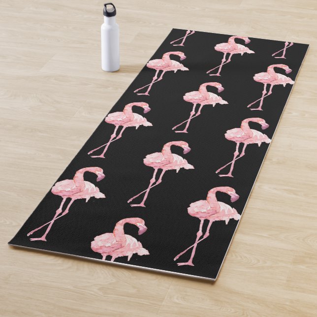 Tender Flamingo Série Design 2 Tapete de Yoga (In Situ)