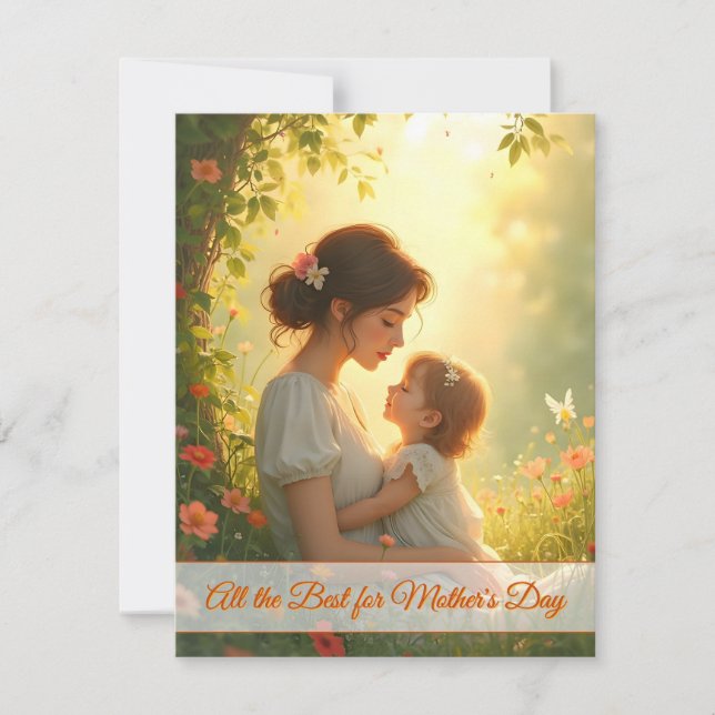 Tender Motherly Love in Blooming Light (Frente)