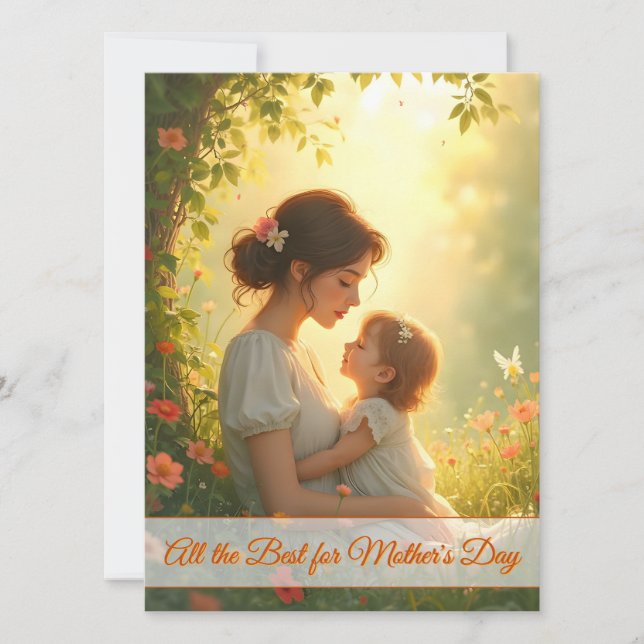 Tender Motherly Love in Blooming Light (Frente)