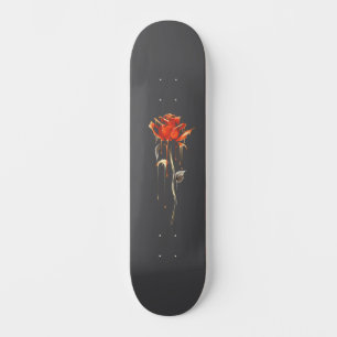 Tendy Distress Grunge Rosa Wide Skateboard