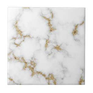 Tendy Faux gold glitter e cinza marble
