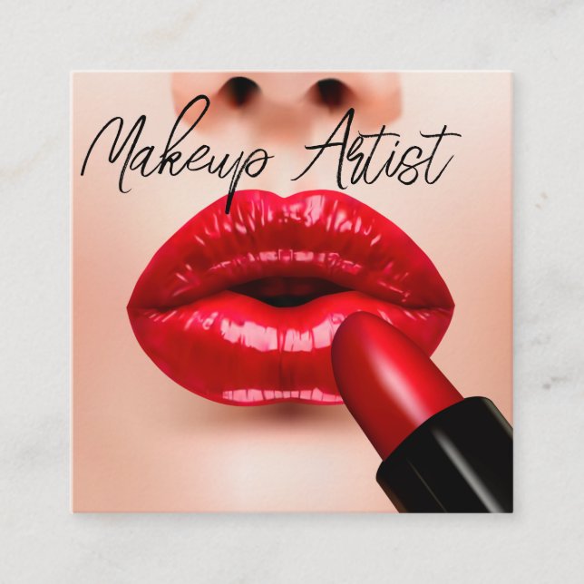 Tendy Makeup Artist Fashion Cartões de visitas (Frente)