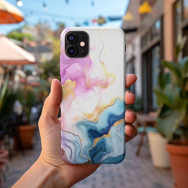 Tendy Minimalist Alcool Ink Abstrato nº 1108 (Criador carregado)