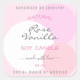 Tendy Pastel - Cor-de-rosa - Etiquetas de Encapsul