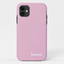 Tendy Pink Color Capa de telefone Samsung iPhone