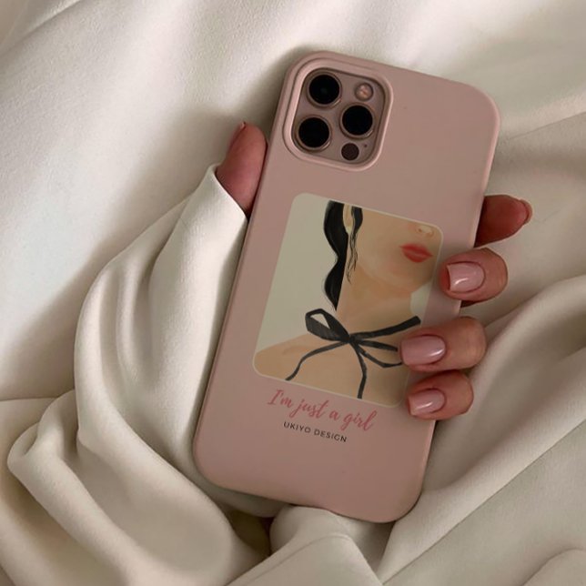 Tendy Pink Na moda mofável para Girly (Phone Case)