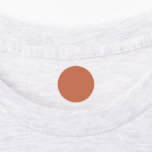 Tendy Rustic Copper - Etiquetas<br><div class="desc">Cor sólida da moenda em um teracotta quente / sombra siena queimada. Design de cor sólida, cuidadosamente selecionada para refletir as paletas de tendência atuais. Essa sombra combina elegância com estilo moderno, oferecendo uma aparência limpa e versátil. Perfeito para quem valoriza o minimalismo, o charme subestimado e uma estética eterno...</div>