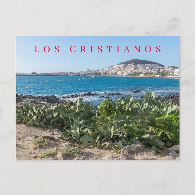 Tenerife Los Cristianos vê cartão postal (Frente)