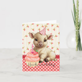 Tenha o cartão de aniversário mais doce