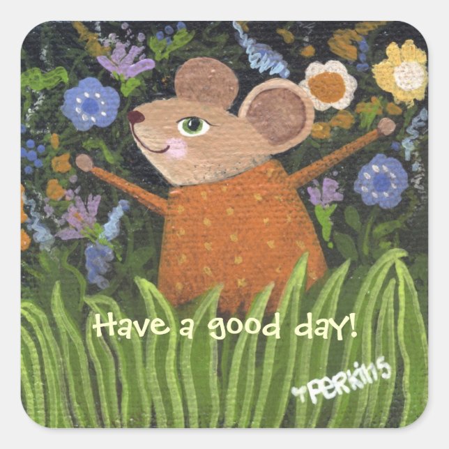 Tenha um adesivo de bom dia (Frente)