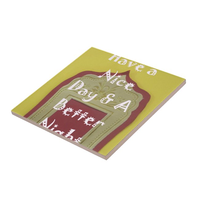 Tenha um belo dia e um melhor Impressão de arte (Lateral)