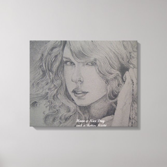 Tenha um belo dia e uma melhor Canvas noturna (Frente)