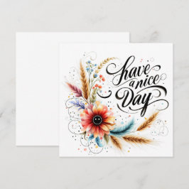 Tenha um bom dia floral