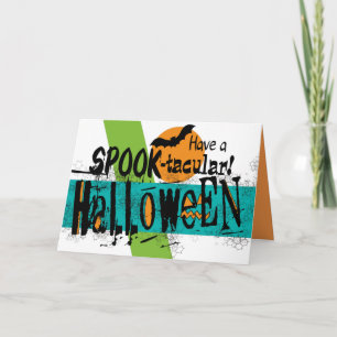 Tenha um cartão de Halloween Espetacular