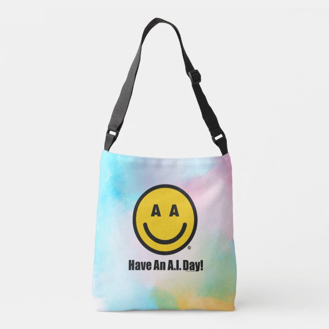 Tenha um dia de I.A.! Bolsa Tote (Verso)