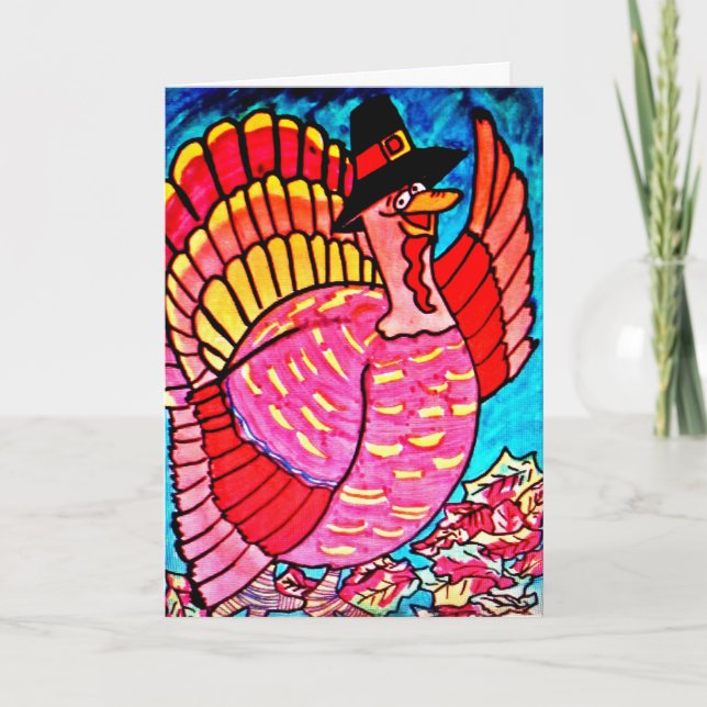 TENHA UM DIVERTIDO cartão de agradecimento (Frente)