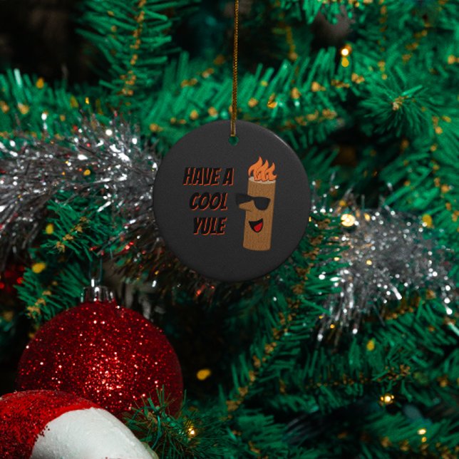 Tenha um Legal Yule Flaming Log Natal (Criador carregado)