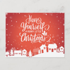 Tenha Um Natal Feliz | Cartão postal