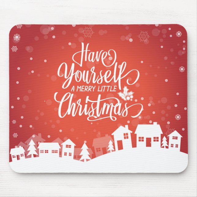 Tenha Um Natal Feliz | Mousepad (Frente)
