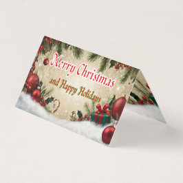 Tenha um Natal muito feliz e feriados felizes