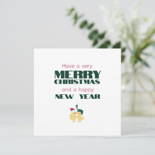 Tenha um Natal muito feliz e um feliz ano novo