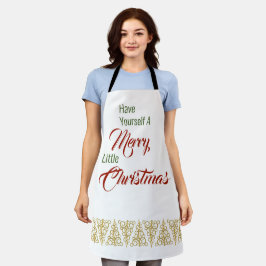 Tenha Uma Feliz De Natal Apron