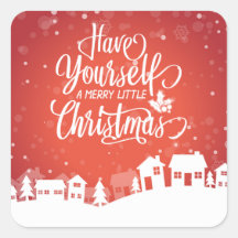 Tenha você mesmo um alegre pouca etiqueta do Natal