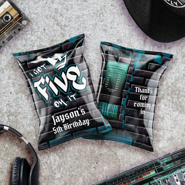 Tenho cinco na caixa do Chip Bag (I Got Five on it Chip Bag Wrapper)