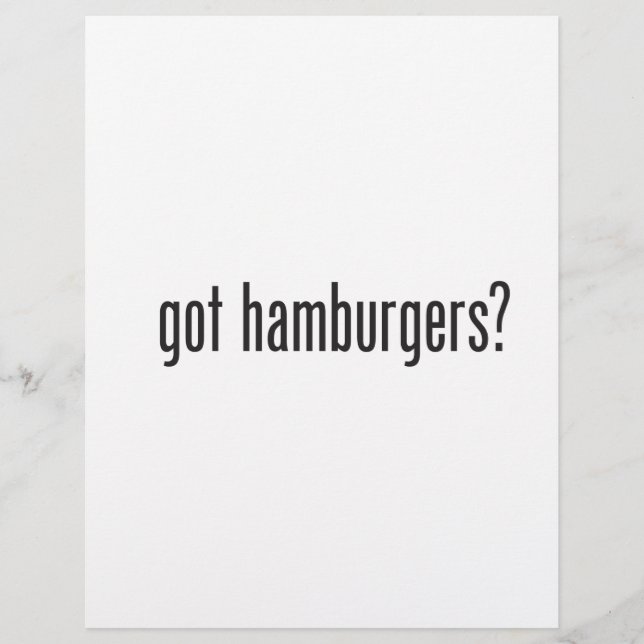 tenho hambúrgueres (Frente)