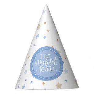 Tenho o meu primeiro chapéu de festa dos dentes