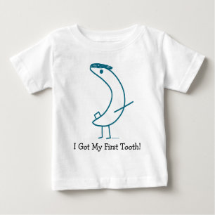 Tenho O Meu Primeiro Dente! camiseta infantil