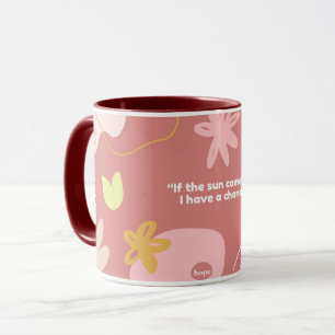 Tenho uma caneca de salmão inspiradora.
