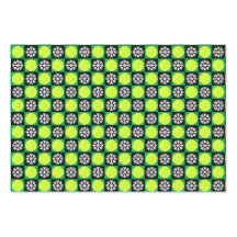 Tênis Ball and Snowflake Black & Green Christmas