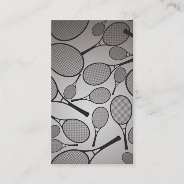 Tênis - cartão de assunto pessoal (Frente)