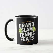 Tênis de Grand Slam Feats, canecas de esporte