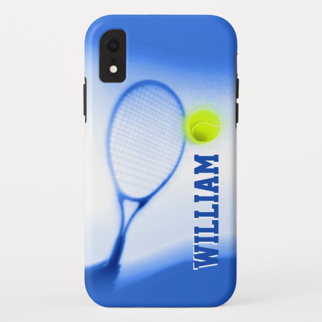Tênis e capas de iphone azul para esportes de raqu (Verso)