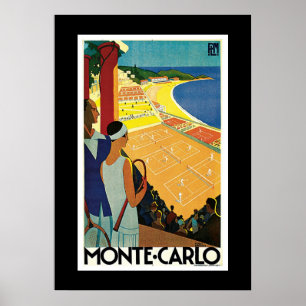 Tênis em Monte Carlo Poster