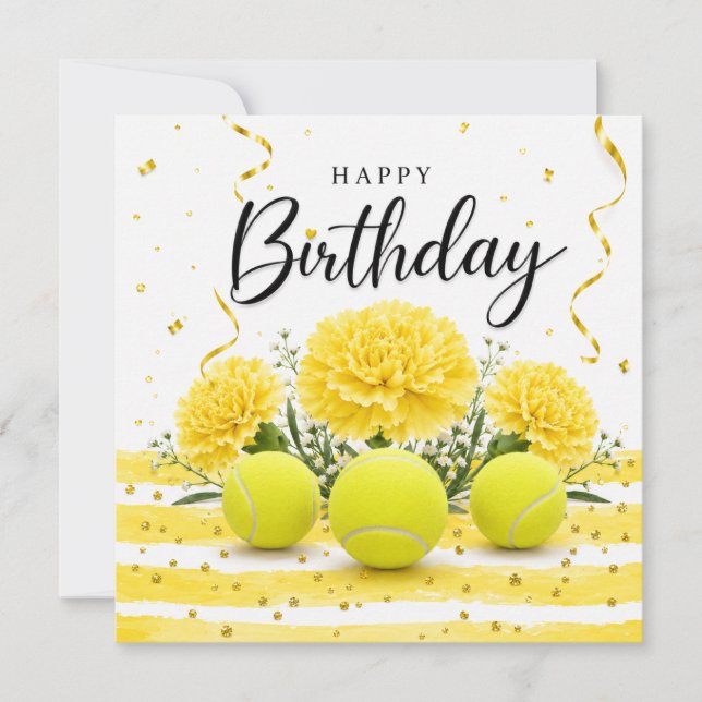 Tênis Feliz Aniversário com flores (Frente)