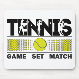 Tênis Game Set Match Mouse Pad