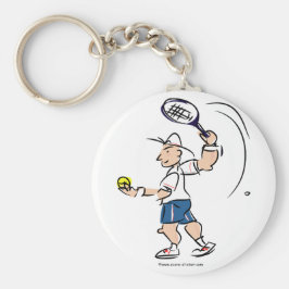 Tênis ilustração no chaveiro