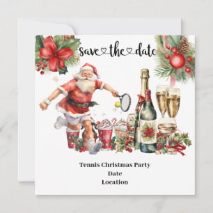 Tênis Natal temático para o Convite de Festa Tênis