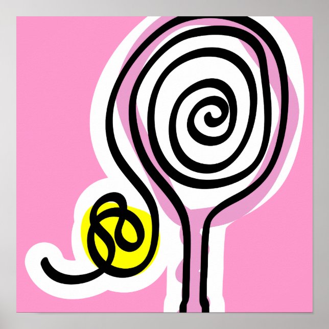 Tênis poster para menina (Frente)